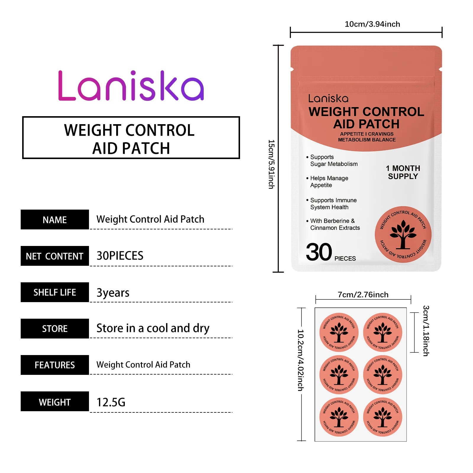 Body Care Patch Protects and Nourishes Skin Highlights Body Contours Lightweight Moisturizing Care Patches Portable