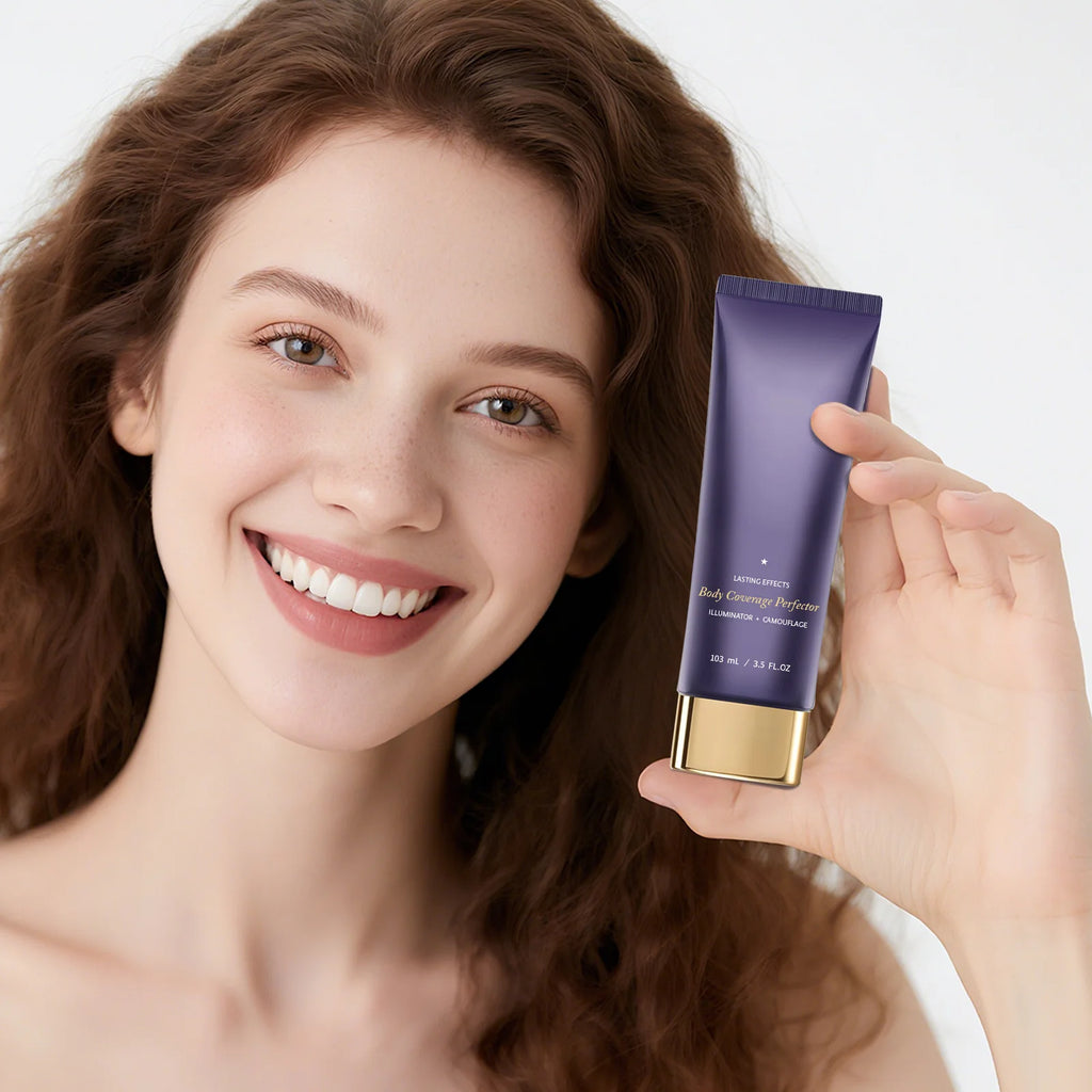Waterproof Body Foundation 103ml - Neutral/warm/deep/golden shades. Full coverage dark spot concealer for face, arms & legs.