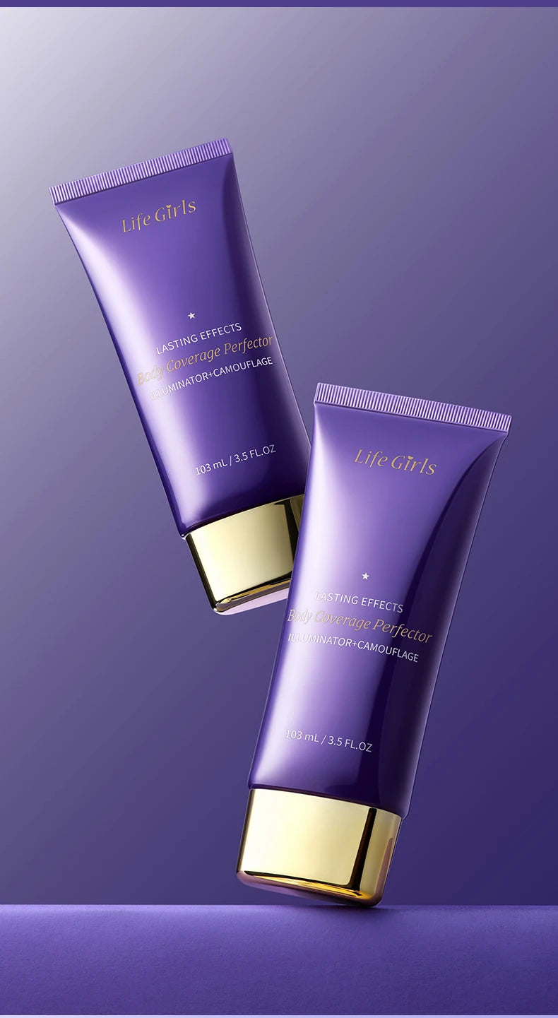 Life Girlsbody Coverage Perfector,Body Foundation Conceals Blemishes Perfectly, Covers Tattoos Without Smudging, and Lasts Long