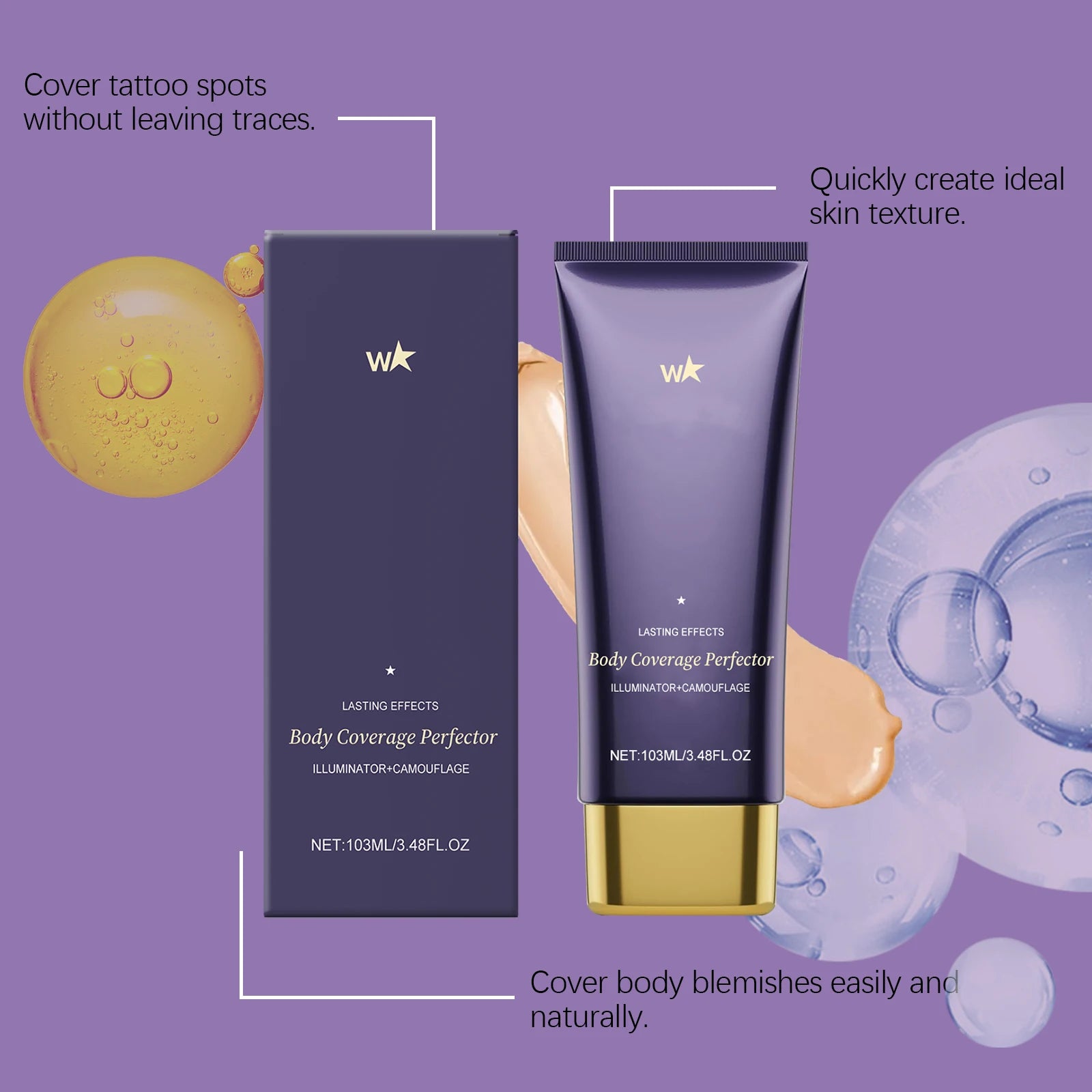 Body Concealer Cream Matte Full Coverage Spots Scars Tattoo Cover Lasting Waterproof Moisturizing Body Foundation Creams Make Up