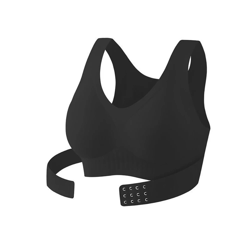 1/2PCS Women's Posture Correction Bras Seamless Wireless Push Up Bralette Cross Back Support Brassiere Full Coverage Daily Bra