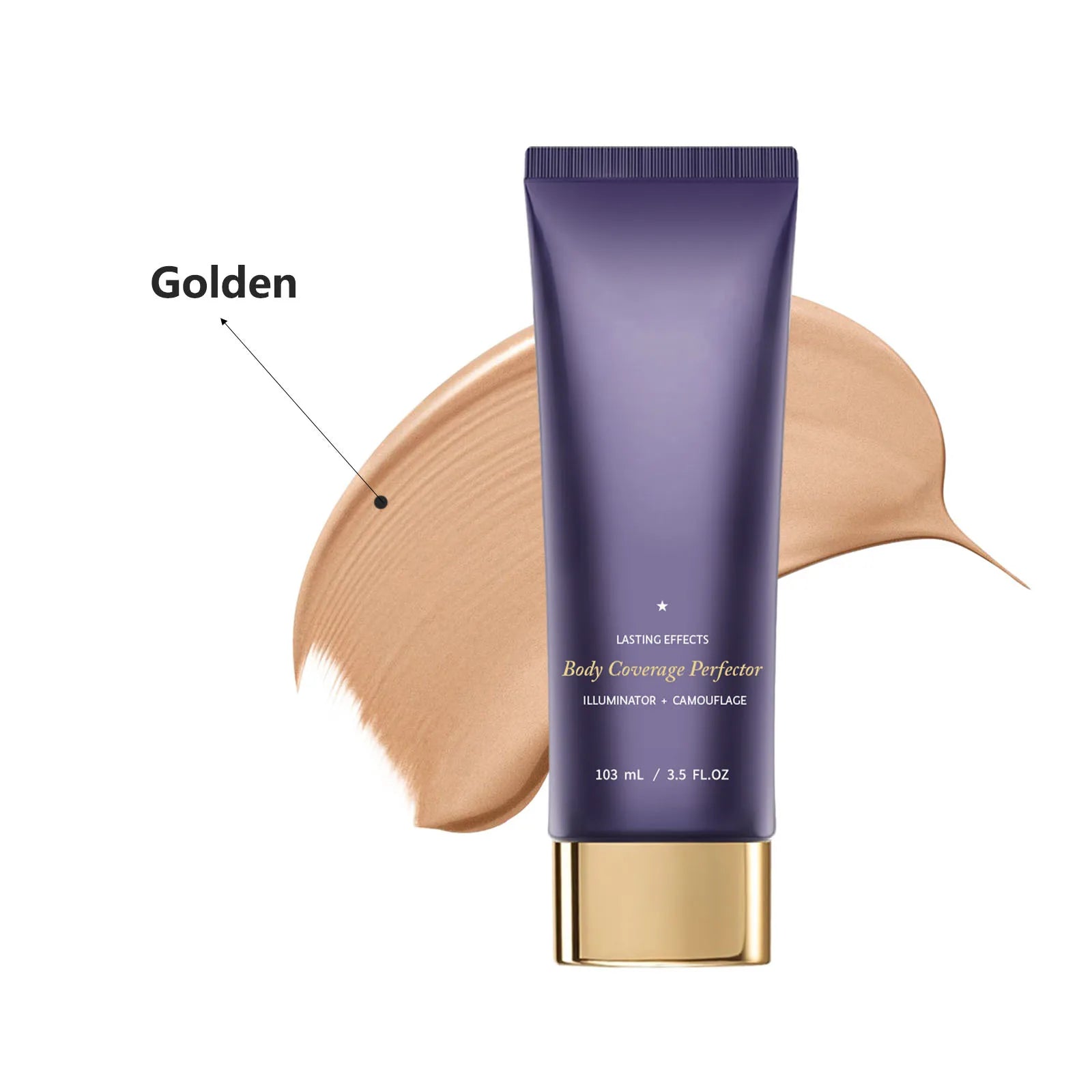 Waterproof Body Foundation 103ml - Neutral/warm/deep/golden shades. Full coverage dark spot concealer for face, arms & legs.