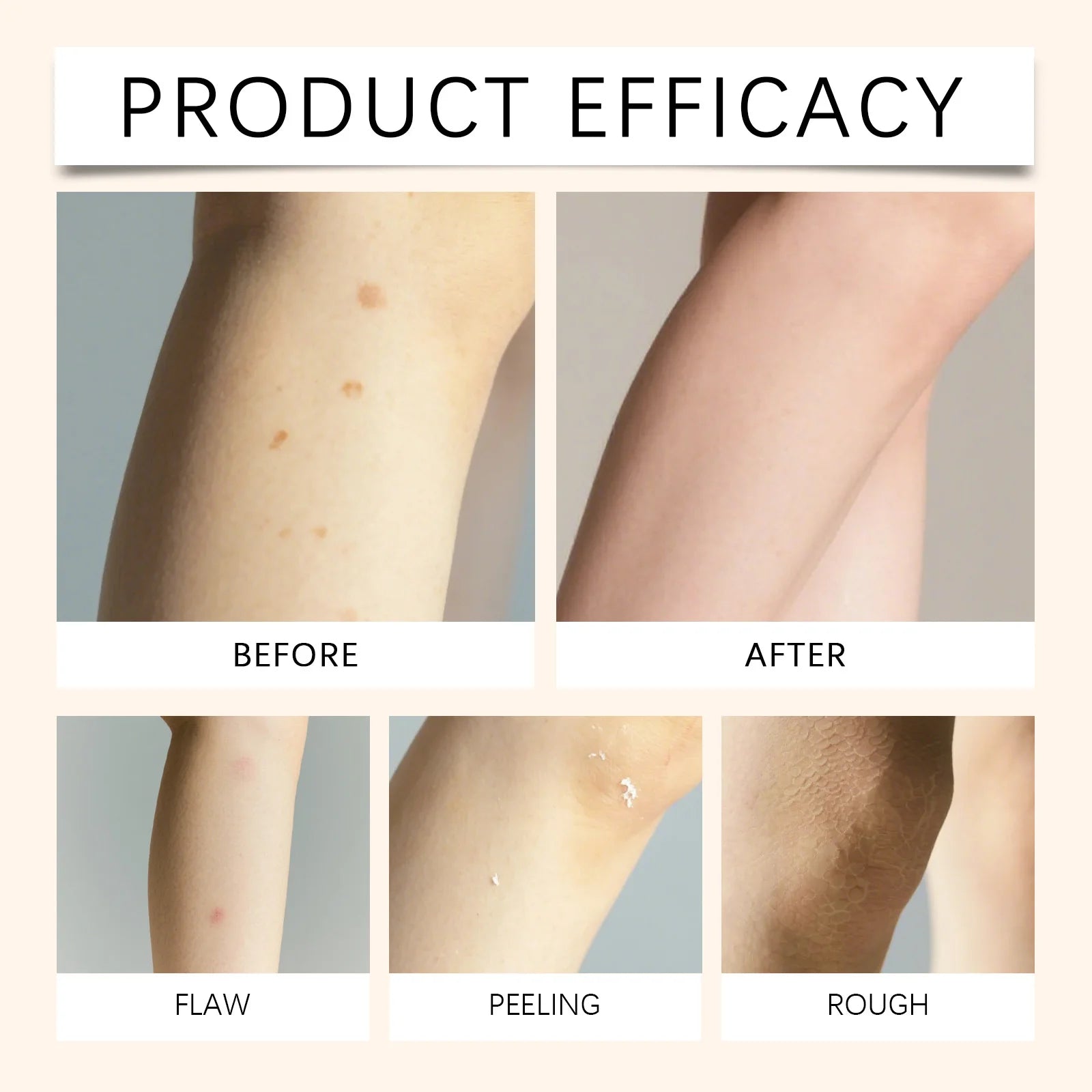 Body Foundation with Brush Set Waterproof Leg Makeup Cream Full Coverage Concealer Scar Veins Niacinamide Physical Sun Protectin