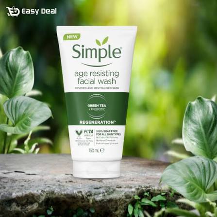 Simple age resistance facial wash