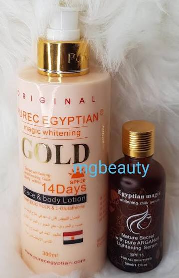Pure White Egypt Gold – Brightening Body &amp; Face Care*